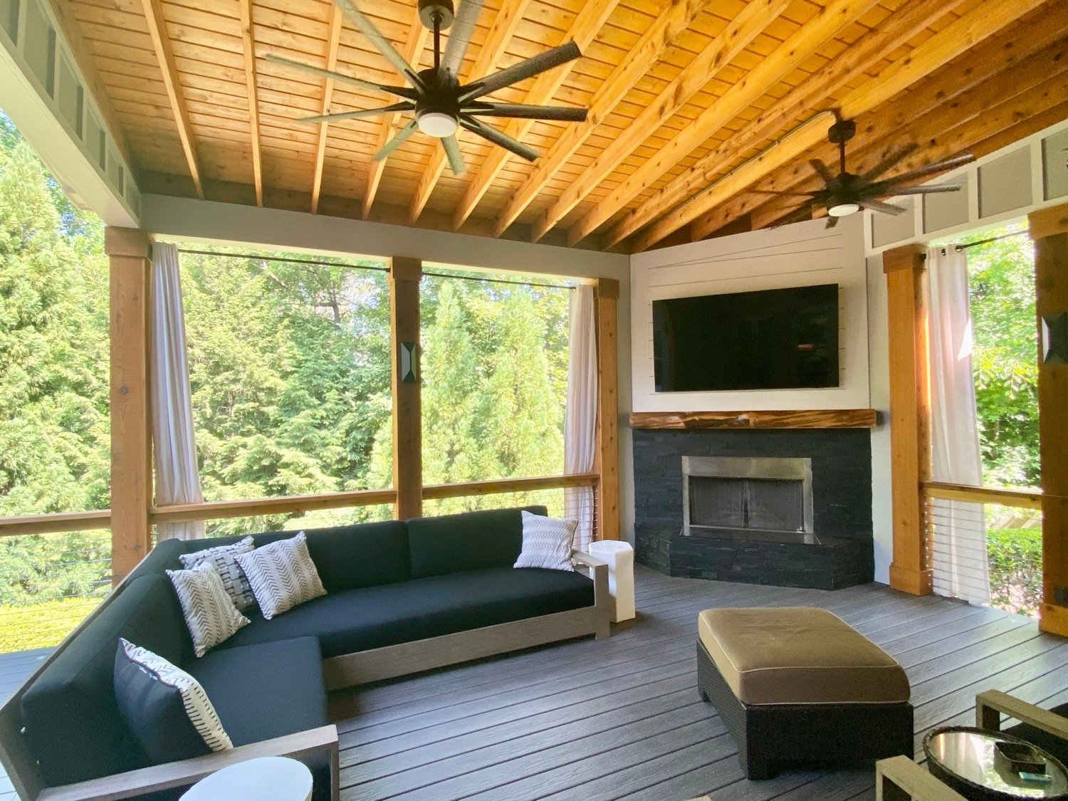 Barnes Project, Deck Rebuild, by GHIR Construction in Cumming, GA