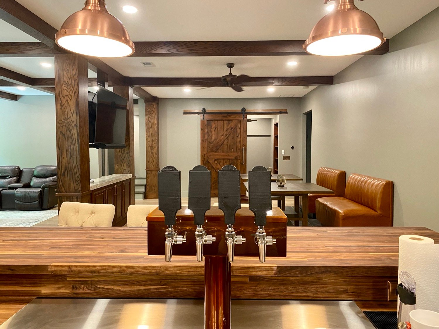 Basement Refinishing project by GHIR Construction near Cumming, GA