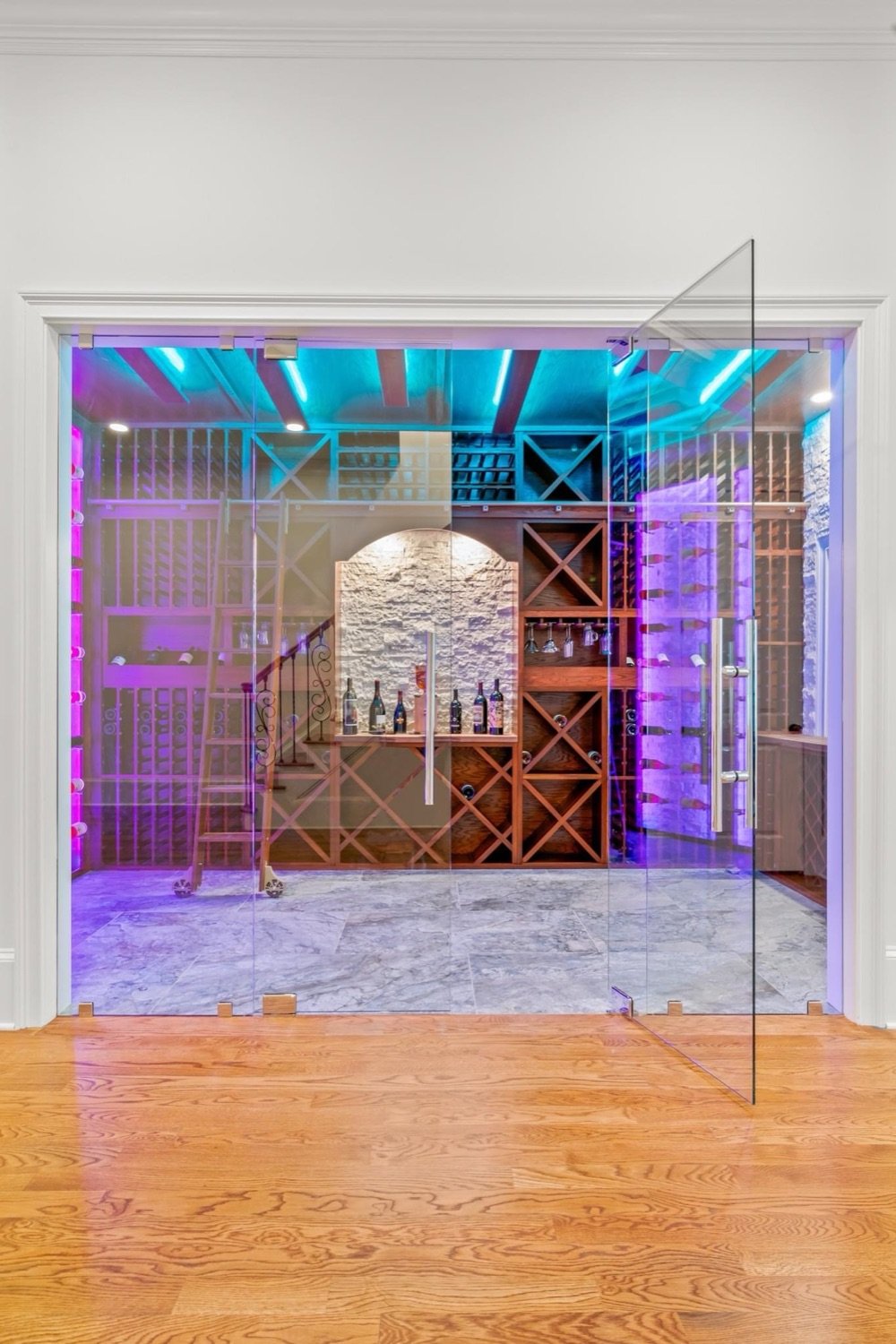 Pettoni wine room addition in Johns Creek, GA
