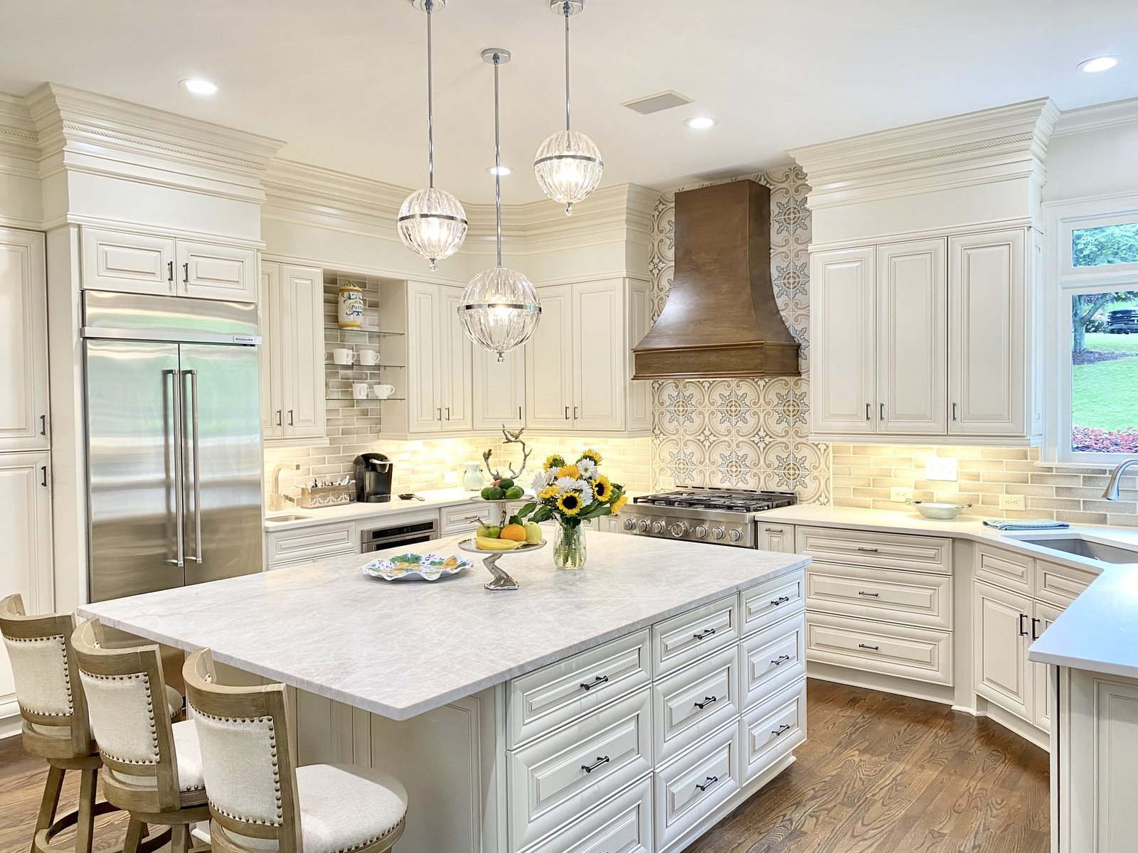 Custom kitchen renovation by GHIR Construction, general contractor in Sandy Springs, GA